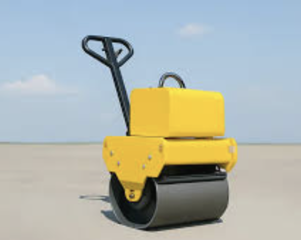 Concrete Pocker and Pedestrian roller compactor operator